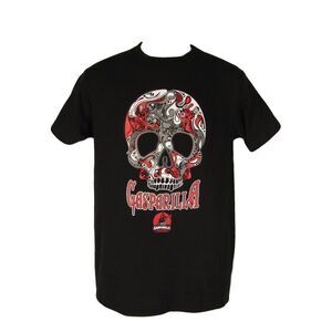 Tampa FL Gasparilla Festival Souvenir Shirt S Black Red Pirate Sugar Skull NEW